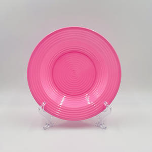 Platos <span class=keywords><strong>de</strong></span> Melamina Rosa <span class=keywords><strong>de</strong></span> Grado Comercial, Profundos para Sopa, para Buffets <span class=keywords><strong>de</strong></span> Hotel y Catering - Product Image 1