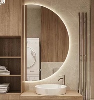 Nouveau Miroir LED de Salle de Bain Intelligent avec Éclairage Blanc Chaud Anti-Buée et Design Moderne