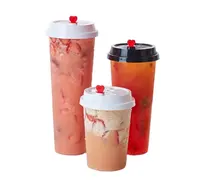 CCF 32OZ(D90MM) Premium PP Injection Plastic Cup With Lid + Straw