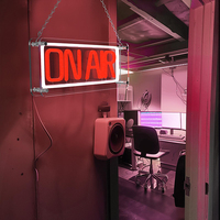 Nouveau Style Power Light Acrylique Personnalisé ON AIR LED Enseigne Au Néon pour L'enregistrement Streaming & Diffusion Bureau Bureau À Domicile Enseigne Au Néon Personnalisée