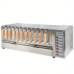 Hornillo Eléctrico <span class=keywords><strong>de</strong></span> Barbacoa sin Humo Tipo Cajón para Pollo, Carne <span class=keywords><strong>de</strong></span> Res, Salchichas Pequeñas, Brochetas <span class=keywords><strong>de</strong></span> Pollo y Chuletas - Product Image 1