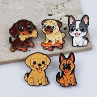 Badge en métal plaqué personnalisé de haute qualité pour animaux de compagnie, épingles en émail souple ou dur personnalisées, épingles de revers personnalisées sur le thème de l'anime