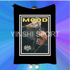 2023 plus récent Super doux chaud <span class=keywords><strong>Santa</strong></span> <span class=keywords><strong>Fe</strong></span> Klan humeur personnage flanelle polaire couverture adulte et enfants - Product Image 2