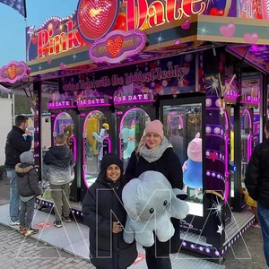 Ama Coin hoạt động ngày hồng cắt giải thưởng đồng xu giải trí trò chơi Arcade trò chơi Quà Tặng máy đồ chơi lớn cắt ngày Hồng để bán - Product Image 6