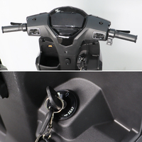Scooter électrique à grande puissance, moteur de moyeu 800-1800W, amortisseur avant 27G et amortisseur arrière 30G, prix CKD, scooter à deux places, moto