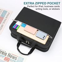 Organizador de Archivos Tipo Acordeón con 12 Bolsillos, Carpeta Expandible, Portadocumentos Portátil, Bolsa para Archivos A4 con Diseño