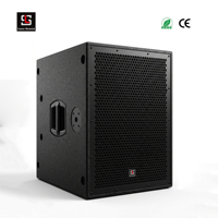 Subwoofer actif professionnel 1200W 18 pouces avec DSP FIR allemand pour concerts et événements sur scène
