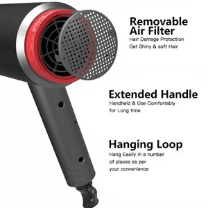 Secador de Pelo de 1800W - 2200W, Secador de Pelo Doméstico para un Secado Rápido, Secador de Pelo con Viento Fuerte - Product Image 4