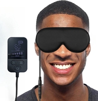 Warme therapeut ische kabellose wieder verwendbare elektrische selbst beheizte Graphen-Augen polster maske für trockene Augen mit Hitze und Bluetooth-Musik