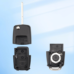 MS 3 botones con HU66 hoja de llave sin cortar carcasa de llave de Control remoto para Volkswagen Flip remoto vehículo inteligente funda de llavero en blanco - Product Image 3