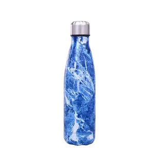 Net Red Trend Cute Stainless Steel Cola Bottle Large Capacity Portable Sports Kettle Creative Bowling Mug Design Fashionable