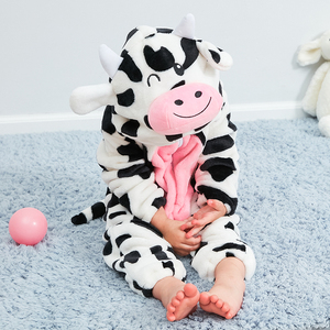 MICHLEY Belle Automne Hiver <span class=keywords><strong>Dessin</strong></span> Animé Fête Bébé Costume De <span class=keywords><strong>Vache</strong></span> - Product Image 2