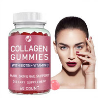 Bonbons gélifiés OEM Super Collagène et Vitamine C, marque privée, supplément blanchissant pour la peau, gommes de collagène et vitamine C pour la peau