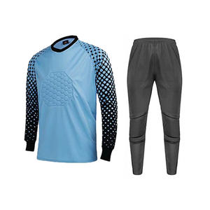 Uniformes de Portero de Fútbol Americano Personalizados, Transpirables, de Manga Larga para Verano, Material de Algodón/Bambú, Patrón 3D Digital - Product Image 4