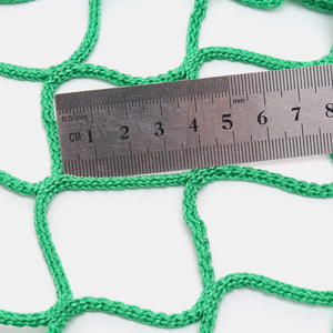 Filet de chargement pour camion en PP, noué/sans nœuds, noir et vert, <span class=keywords><strong>portable</strong></span> et pliable pour le transport sur remorque - Product Image 3