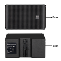 10 pouces Line Array 300W intérieur extérieur équipement de sonorisation passif système Audio professionnel haut-parleurs Line Array