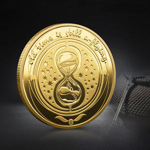 Prezzo di fabbrica fatina dei denti monete d'oro regalo per bambini in metallo moneta commemorativa carrozza di zucca - Product Image 2