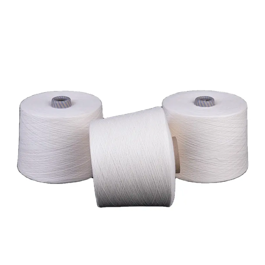 fabrikpreis 21/1 30/1 100 polyestergarn ringgesponnener garn recyceltes polyestergarn zum netzen von faden