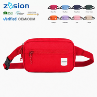 Sac banane promotionnel écologique avec logo personnalisé, sac de festival, sac ceinture, cadeau d'entreprise, salon professionnel, vente en gros, OEM