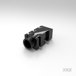 ช่องเสียบหูฟัง XKB Connection PJ-327F-SMT ขนาด 3.5 มม. 5 ขา 4 ขั้ว แบบ SMD 30V 500mA มาตรฐาน ROHS สำหรับอุปกรณ์เสียงบนแผงวงจรพิมพ์ - Product Image 1