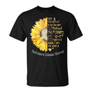 T-shirt promozionale I Am the Storm Parkinson's Disease Warrior - Product Image 2