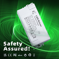Alimentation électrique pour LED 2815 de haute qualité à tension constante 30 watts AC 110v 200v 220v 240v 12v 24v avec mise à la terre, mince, transformateur, pilote