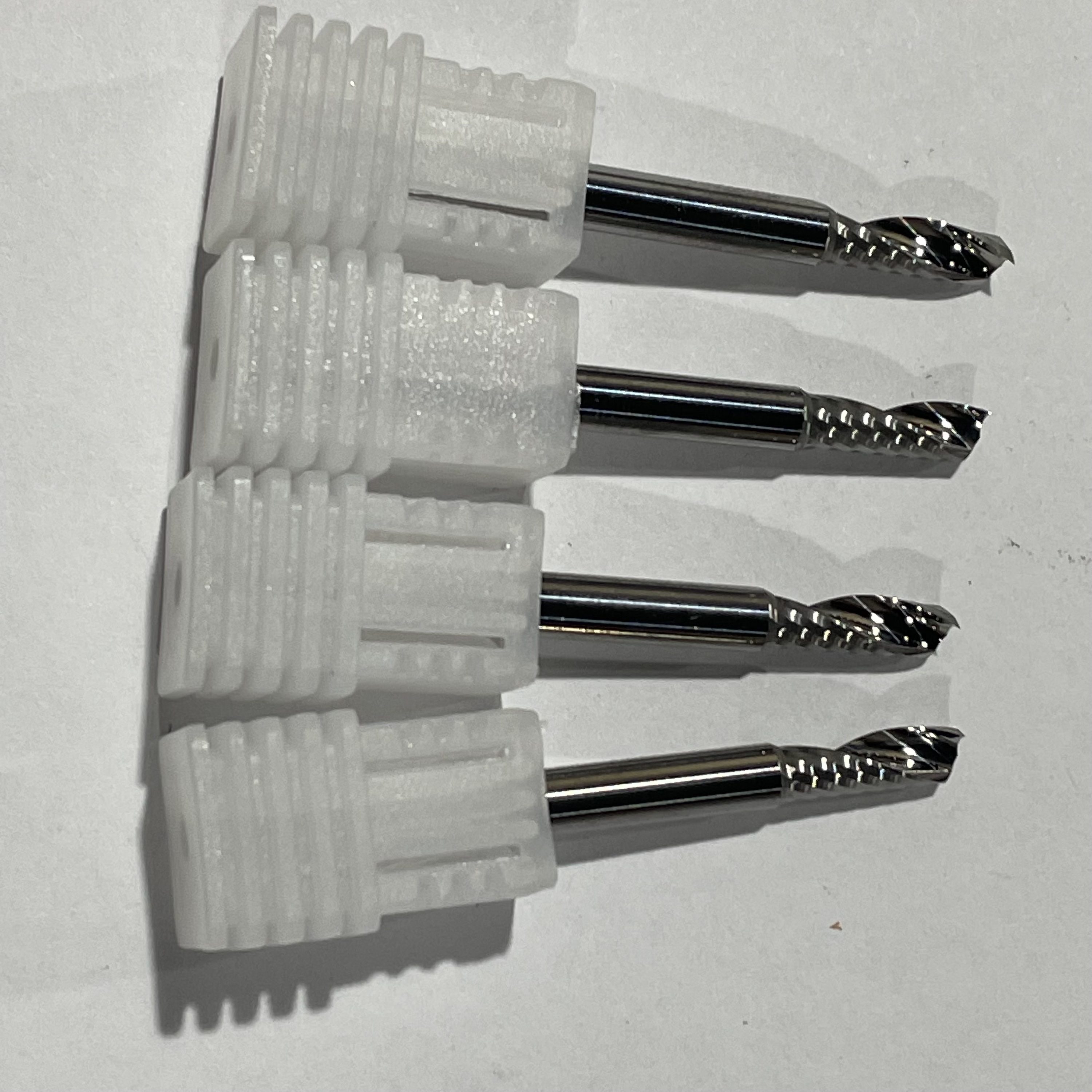 Premium Single Flute Carbide End Mill for Arylic, High Gloss Finish, CNC Milling Cutter