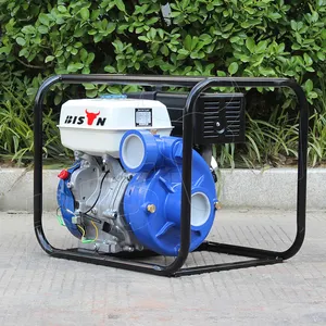 Bison yüksek basınçlı gaz motoru su pompası makinesi 3 inç dökme demir basınçlı su pompası