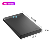 S SHE090 500G HDD Disque dur externe portable Système RETROBAT 60000 jeux rétro pour carte de jeu PSP/PS2 pour PC Windows