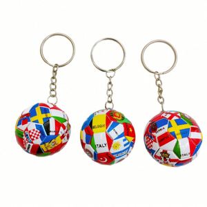 2026 New Arrive 3D Football PVC Keychain Custom Creative Mini Soccer <b>Keyring</b> Sporty Fashion Trend for for Promotional - Product Image 2