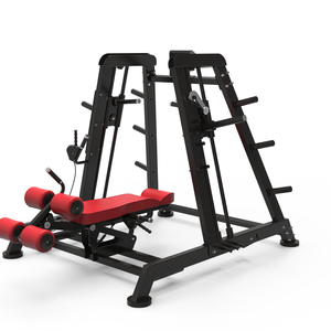 Machine de musculation multifonctionnelle pour la musculation à domicile : Presse pectorale, Lat Pulley, Extension des jambes, Abduction des hanches, Squat, Glute Bridge, Leg Press - Product Image 5