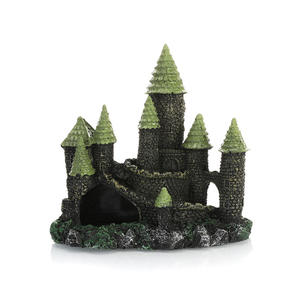 Petit château en résine écologique et décorations d'aquarium pyramidales pour aquarium pour salon aménagement paysager artisanat <span class=keywords><strong>de</strong></span> cachette <span class=keywords><strong>de</strong></span> poisson - Product Image 3