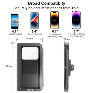 नए आगमन वाटरप्रूफ मोबाइल फोन धारक साइकिल मोटरसाइकिल/फोन धारक वाटरप्रूफ केस सिलिकॉन फोन धारक - Product Image 2