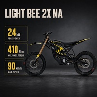 Motocyclette électrique Surron Light Bee 2 noire 2026, autonomie 160 km, pour adultes