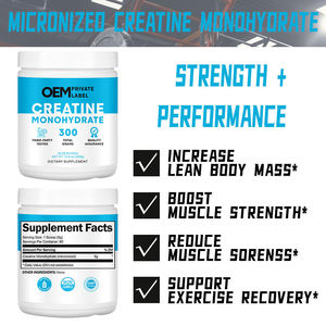 Creatina Monohidrato en Polvo al por Mayor, Marca Privada OEM, 99% de Creatina, Pre-Entrenamiento - Product Image 5