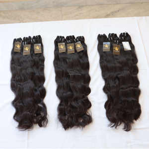 Tissage en lot de vison brésilien, cheveux humains bruts, vierges, style indien, Grade 12A 11A 10A, pour femmes noires - Product Image 1