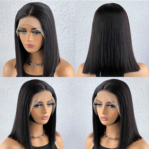 Vente en gros cheveux vietnamiens bruts de qualité supérieure os raides cheveux humains Super doublement étirés perruques courtes Bob prix bon marché produits - Product Image 6