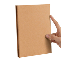 9*12,5 cm bedrucktes Kraft papier Notizbuch Blank Dot Grid Notepad Journal Nachfüll planer Organizer Füll papier