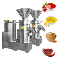 Machine à fabriquer du beurre de cacahuète, moulin colloïdal pour la sauce au poivre, la pâte de noix, le lait de noix, le tahini et l'émulsion de tomate