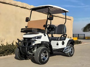 Voiturette de golf électrique haut de gamme 2+1 places (3-4 places) certifiée CE, autonomie 90 km, pour transport de clients en resort commercial - Product Image 4