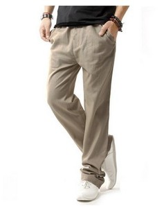 <span class=keywords><strong>Pantalon</strong></span> droit surdimensionné long <span class=keywords><strong>en</strong></span> <span class=keywords><strong>lin</strong></span> de pile bon marché Pantalons <span class=keywords><strong>pour</strong></span> hommes <span class=keywords><strong>en</strong></span> coton biologique - Product Image 5