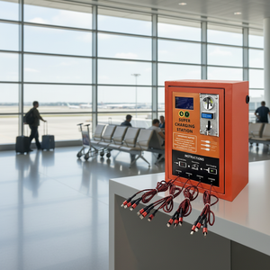 Nuevas Ideas de Productos 2025 Máquina Expendedora de Carga con Cable de Carga Rápida 3 en 1 y Temporizador Eléctrico que Funciona con Monedas - Product Image 2