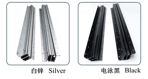 Tiết Kiệm Không Gian Đồ Nội Thất Thép Kim Loại Kính Thiên Văn Cơ Chế Mở Rộng Cầu Thang Dưới Tủ Ball Bearing Drawer Slides - Product Image 4