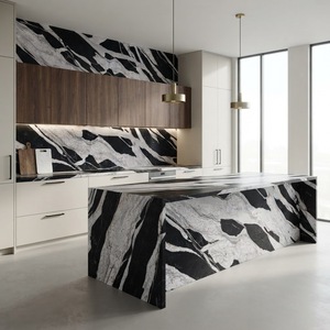 Lastra di Porcellana Grande Formato, Piastrella in Pietra Sinterizzata Lucida Effetto Marmo per Pareti e Pavimenti, Resistente al Calore, per Esterni, Sala da Pranzo e Soggiorno - Product Image 5