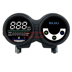 Bajaj Boxer CT100 Motorcycle LED Digital Dashboard Panel Speedometer Tachometer Electronics Meter Instrument