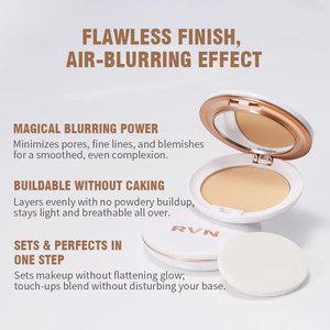 <span class=keywords><strong>RVN</strong></span> Polvo Compacto 2 en 1, Polvo Fijador de Maquillaje, Minimizador de Poros, Corrector, Polvo Fijador Facial Ligero y Mate - Product Image 5