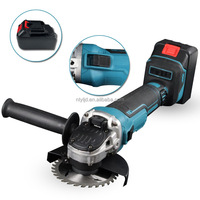 Meuleuse d'angle sans fil à moteur sans balais OEM/ODM 21V 100/125mm meuleuse électrique portable outil électrique de qualité industrielle pour le polissage