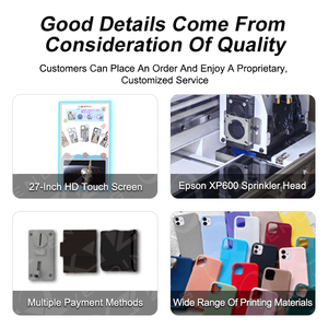 Imprimante de coques de téléphone intelligente 3D UV personnalisée <span class=keywords><strong>XYZ</strong></span>, 7 couleurs, impression 3D, machine distributrice, SDK, Wi-Fi, paiement multiple - Product Image 5