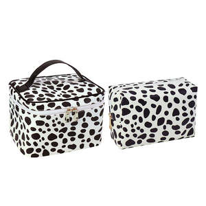 High quality Zipper Travel <b>Large</b> Capacity Cows Printing Waterproof PU Beauty Storage <b>Bag</b> Cosmetic <b>Bags</b> <b>Makeup</b> <b>Bag</b> for Women - Product Image 4