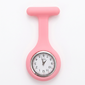 Montres de poche rétractables en silicone colorées pour infirmières et médecins, avec clip de fixation pour badge – Idéal comme cadeau pour le personnel hospitalier - Product Image 1